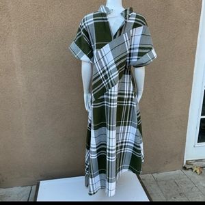 Topshop new with tag white asymmetrical dress size 14